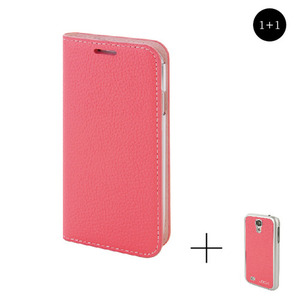 Look Galaxy S4 Real Leather - H 천연가죽 다이어리케이스 - Pink (이벤트상품 1+1행사)