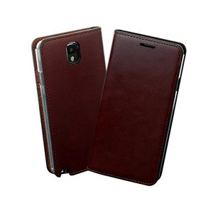 Look Galaxy Note3 Real Leather (갤럭시노트3 천연가죽 다이어리 케이스) - Dark Brown